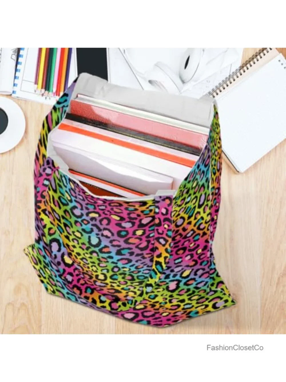 Reusable Grocery Tote Bag, Pure Cotton Travel Shopping Bag, Shoulder Bag for